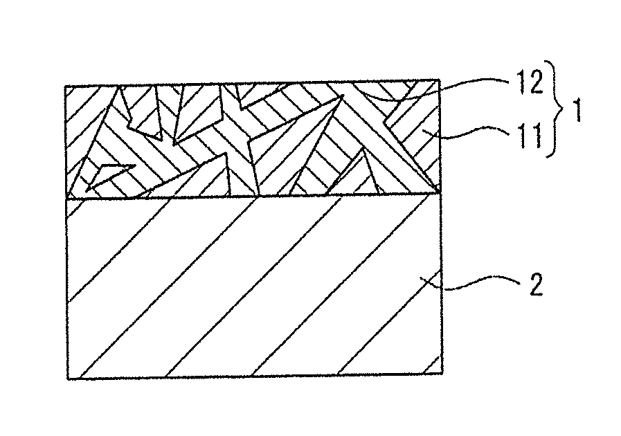 Plated terminal for connector and terminal pair