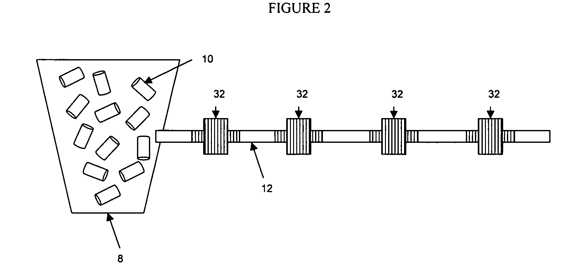 Unitized fibrous construct dispensing system