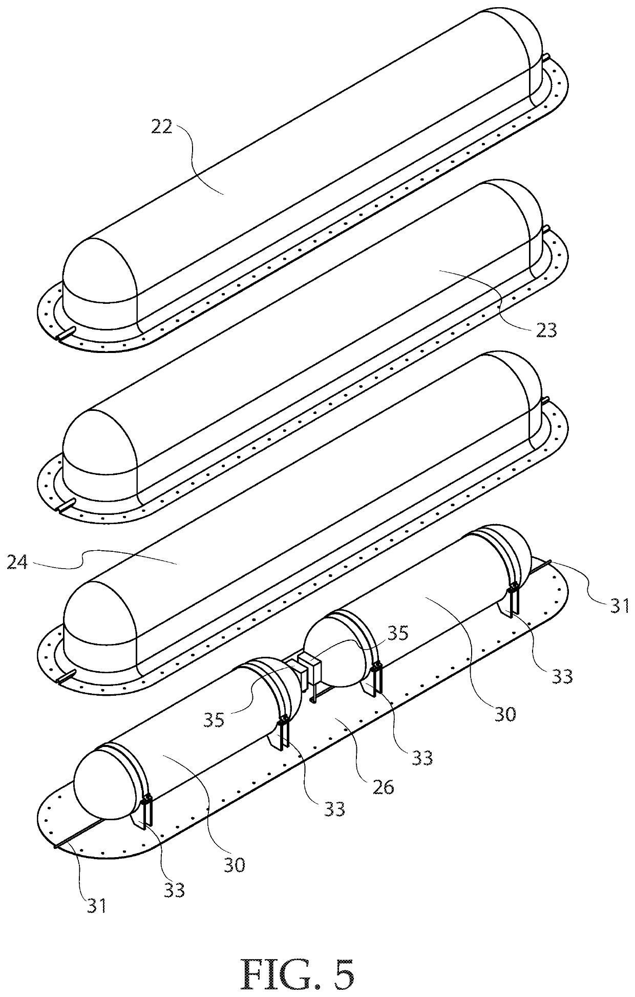 Explosion containment and redirection system