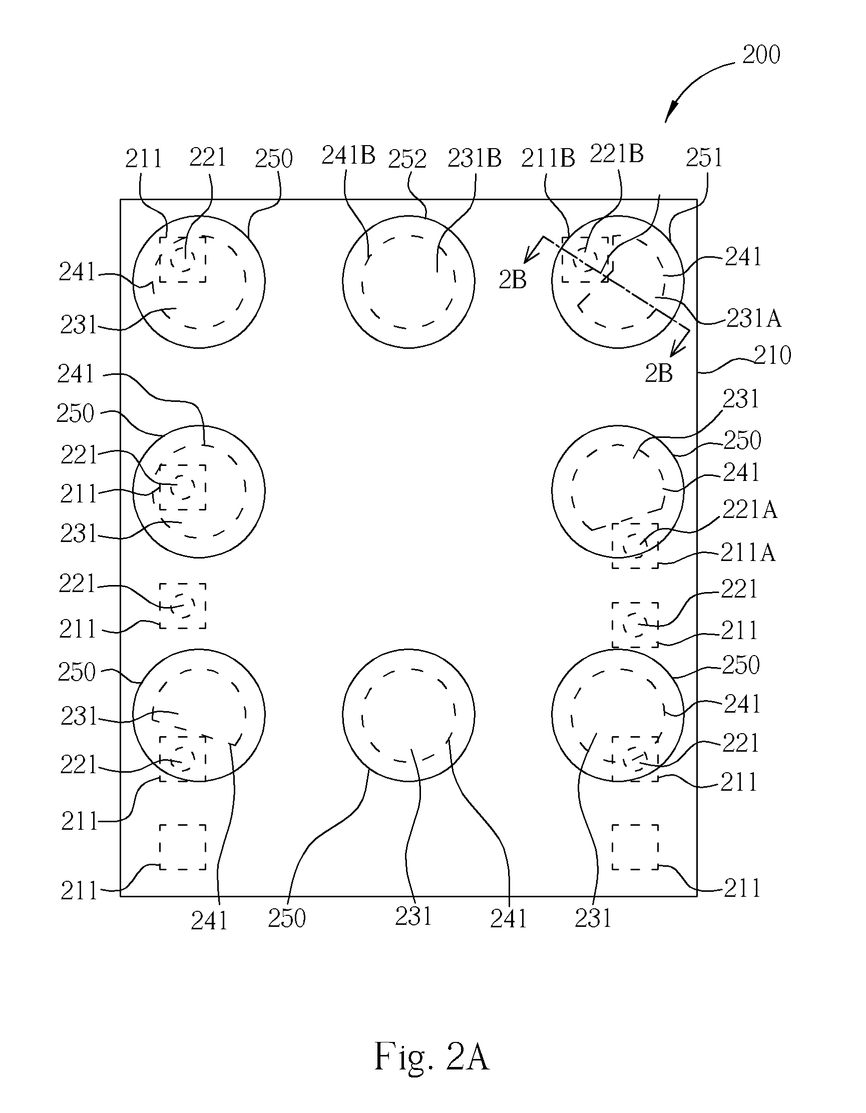 Redistribution connecting structure of solder balls