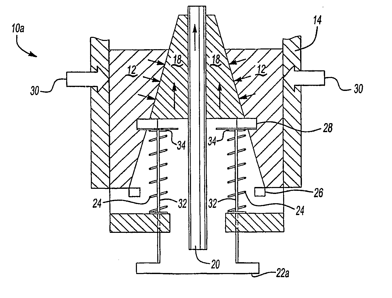 Remotely resettable ropeless emergency stopping device for an elevator