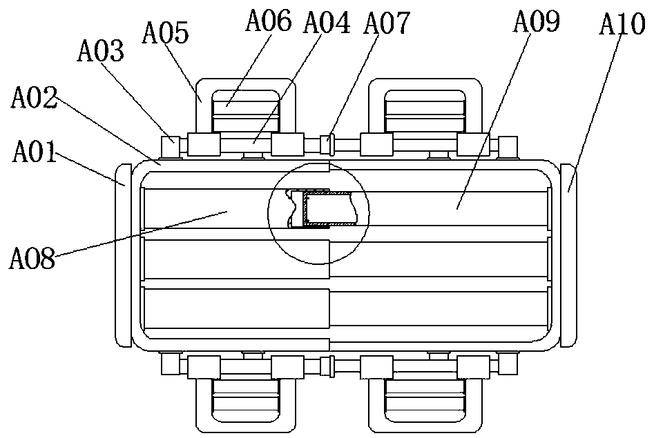 Pediatric anti-falling nursing bed