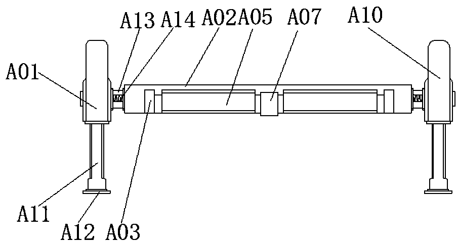 Pediatric anti-falling nursing bed