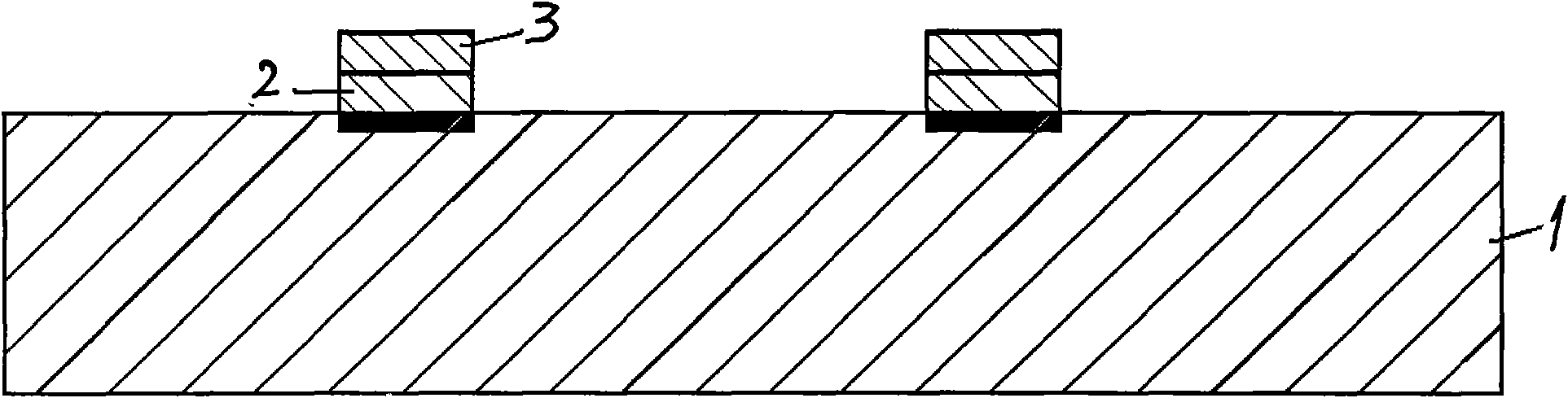 Method for preparing crystalline silicon solar battery electrode by utilizing overprinting way