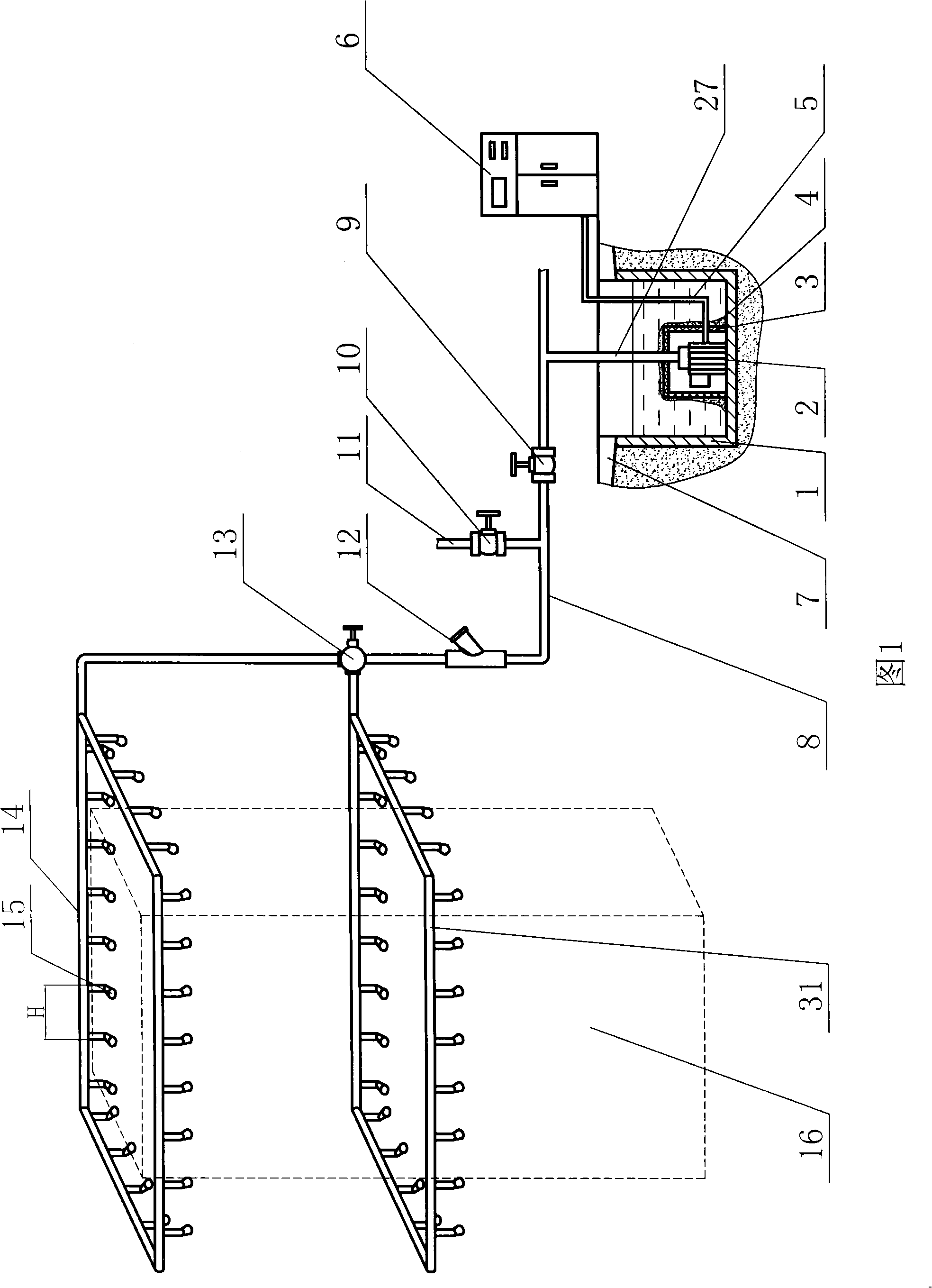 Cooling purifier for buildings