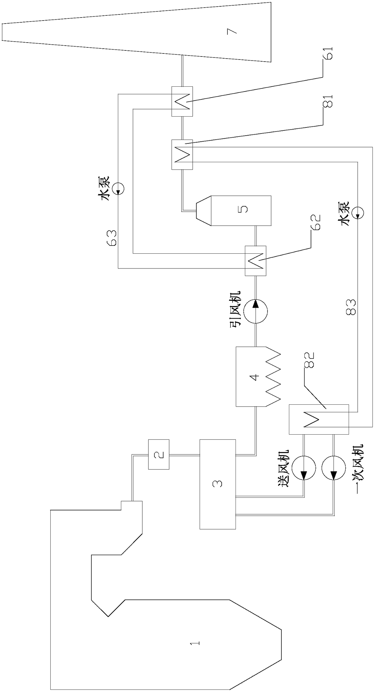 Device for eliminating white smoke plume from chimney