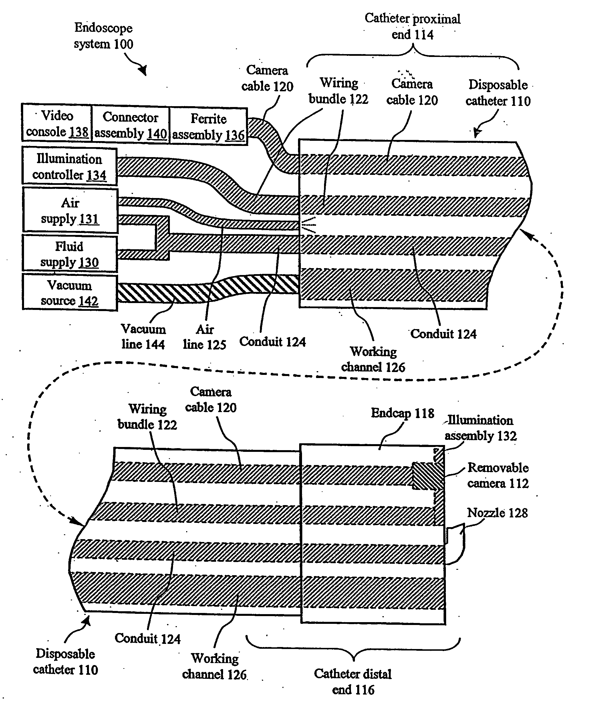 Device employing camera connector