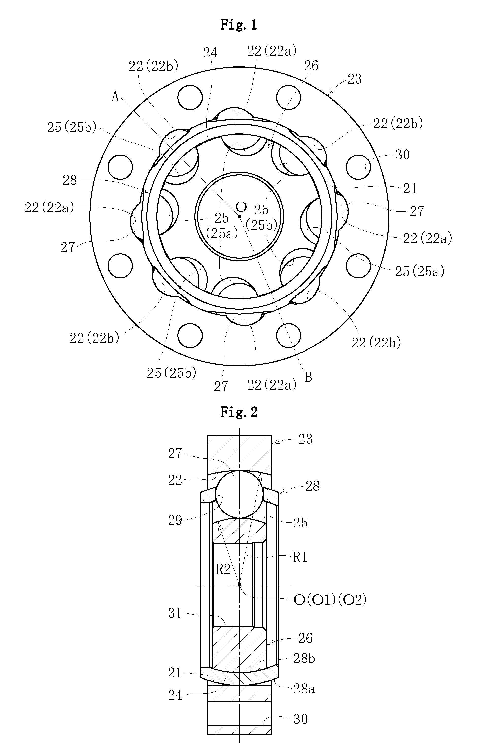 Fixed type constant velocity universal joint