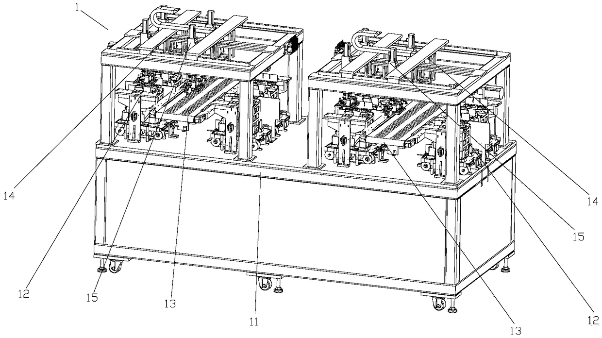 Brushing and lamination integrated equipment of lithium battery pole plate