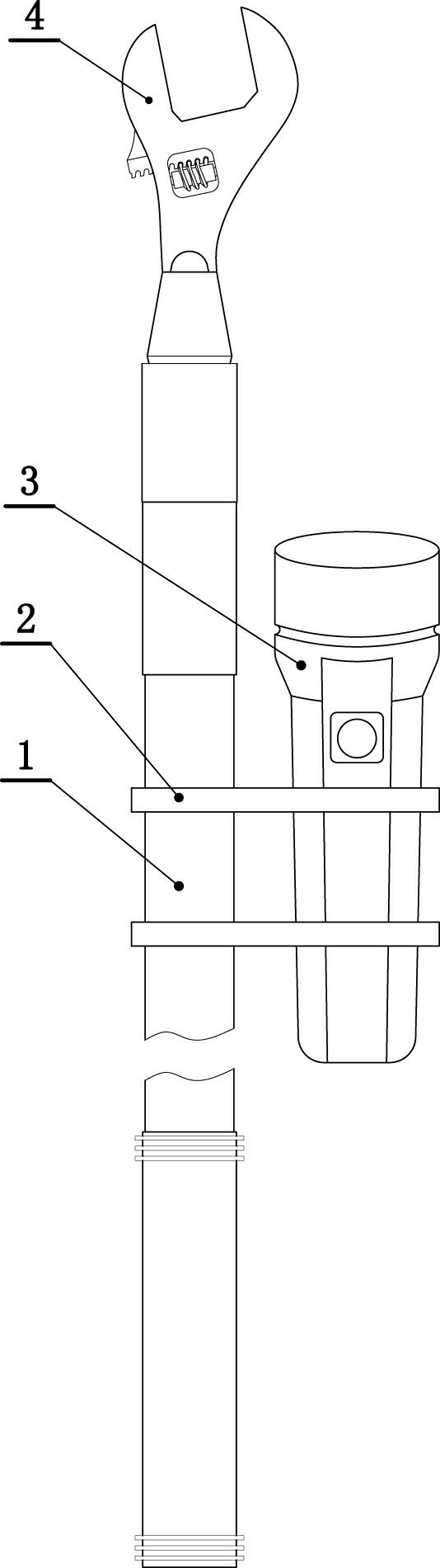 Portable line-tracking combinational tool