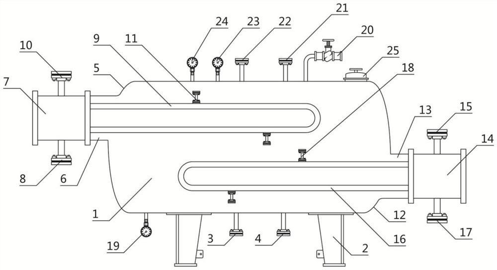 Heater for low-temperature ethylene unloading and working method thereof