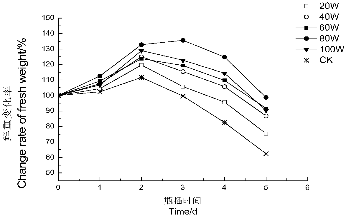 Preserving method for cut-flowers