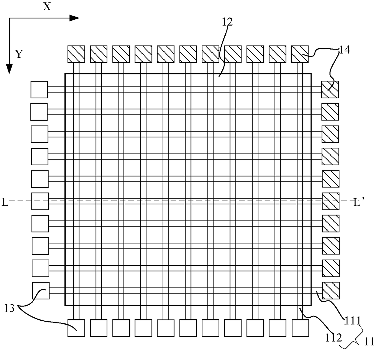 Touch induction substrate and touch device