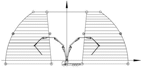 Method for compensating for deflection of concrete pump truck arm support