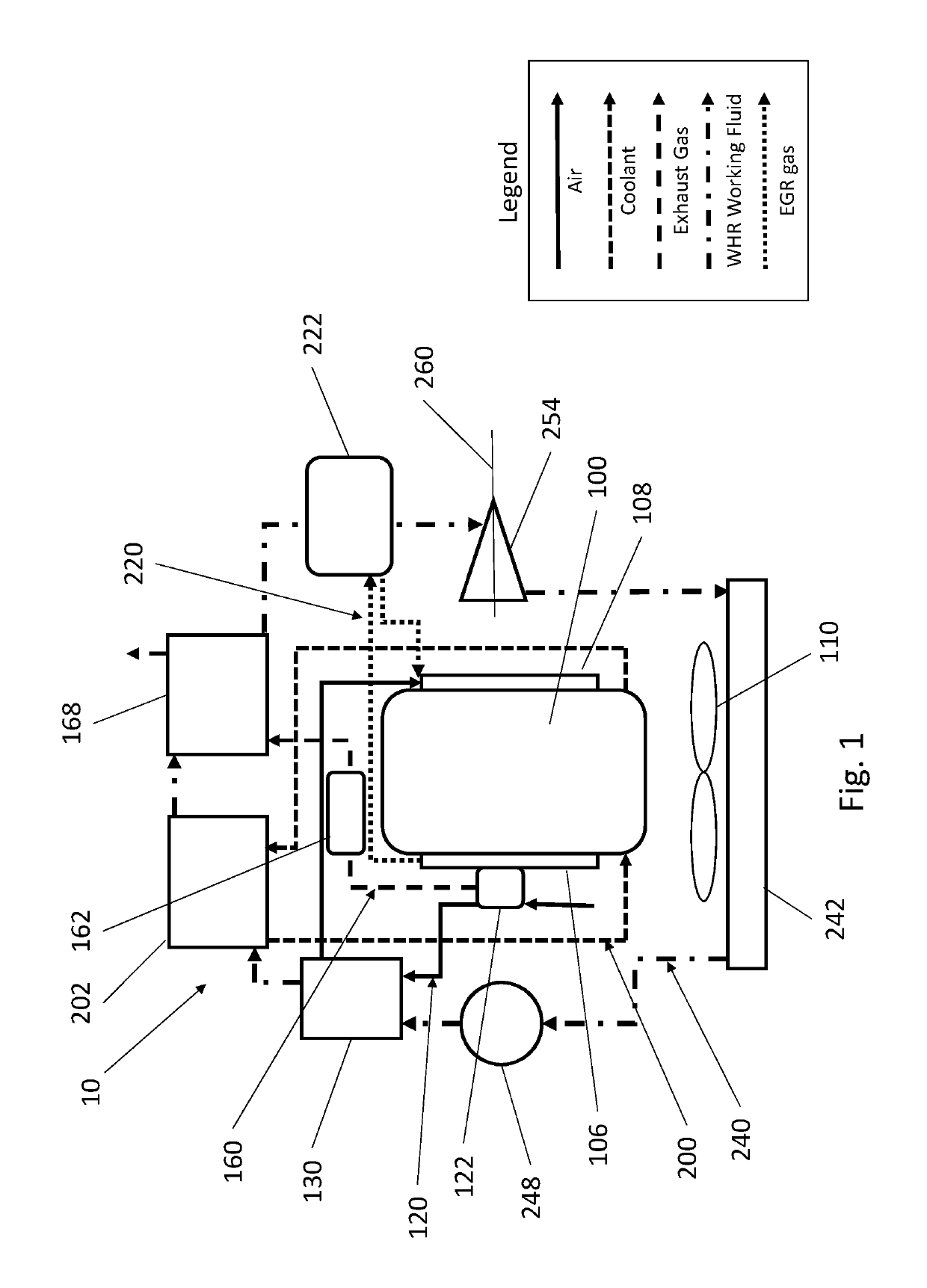 Engine cooling configurations with waste heat recovery system