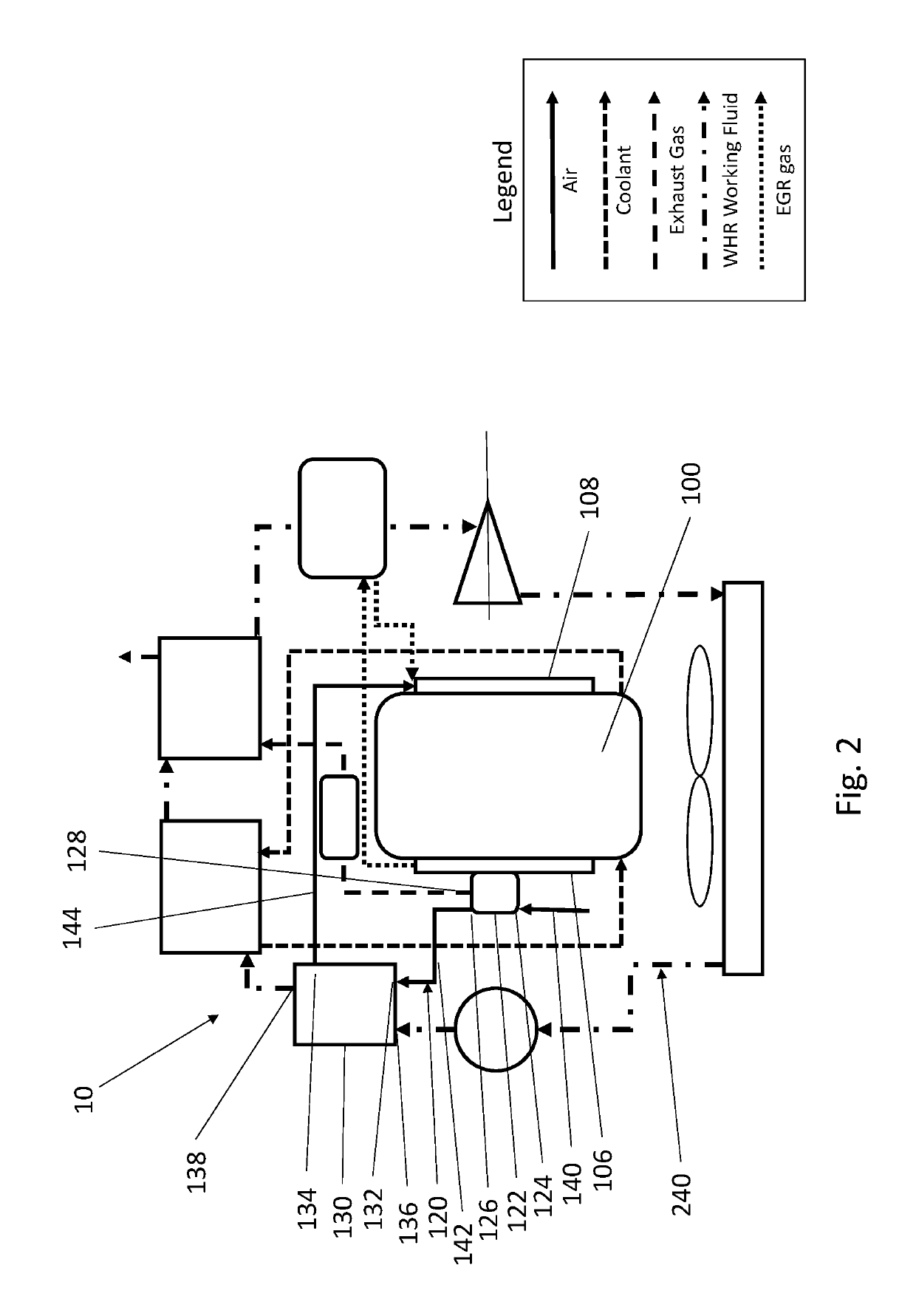 Engine cooling configurations with waste heat recovery system