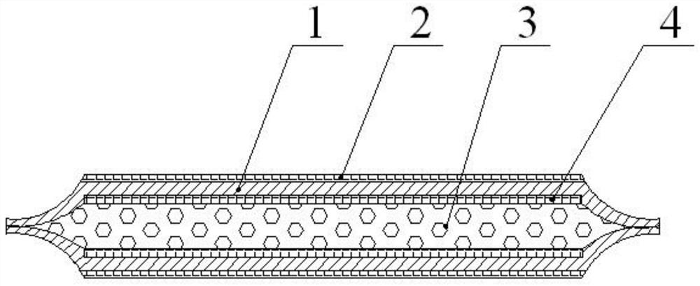 A preparation method of forward osmosis emergency drinking water bag based on layer-by-layer self-assembly method