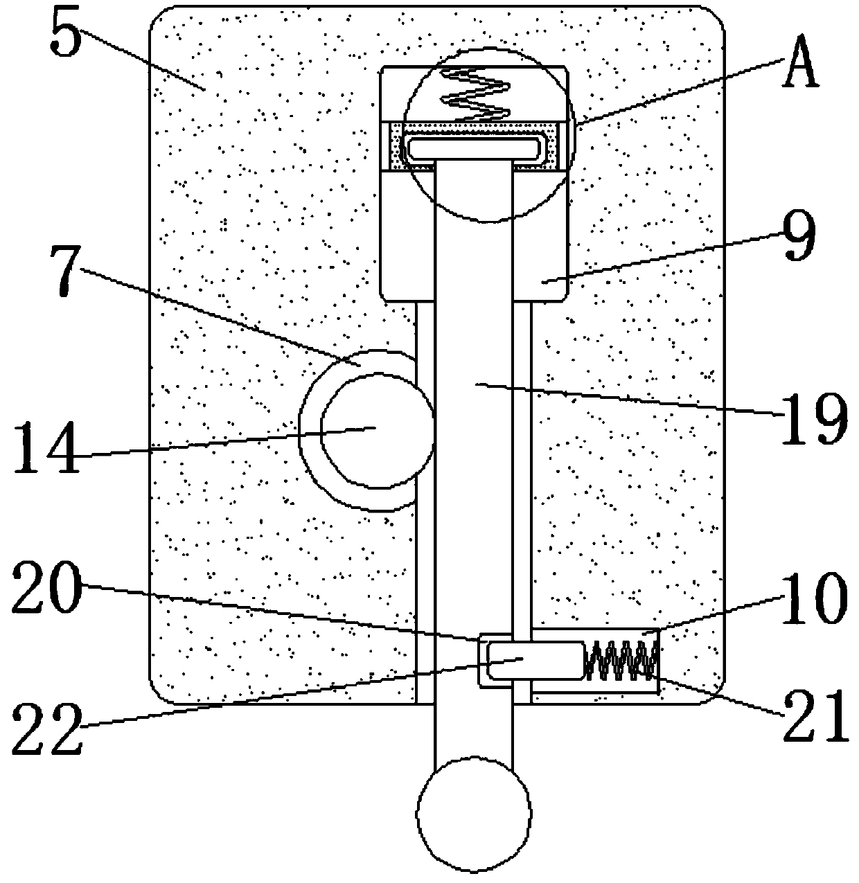 Loudspeaker for electronic tourist guide adopting high-power buckle mounting way