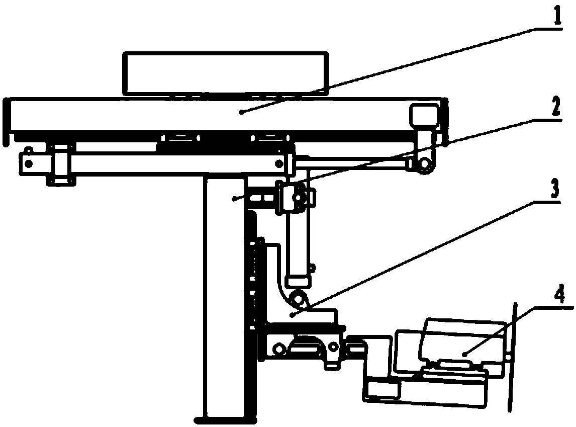 Steel rail welding recovery vehicle and rail saw moving device thereof