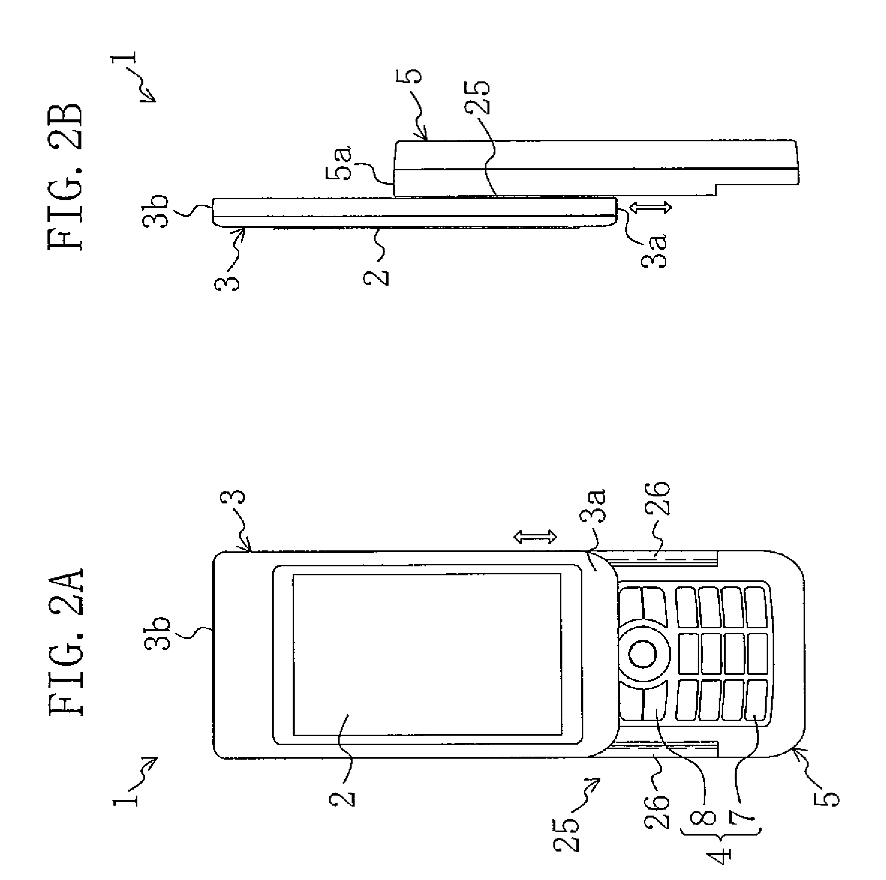 Sliding type mobile terminal