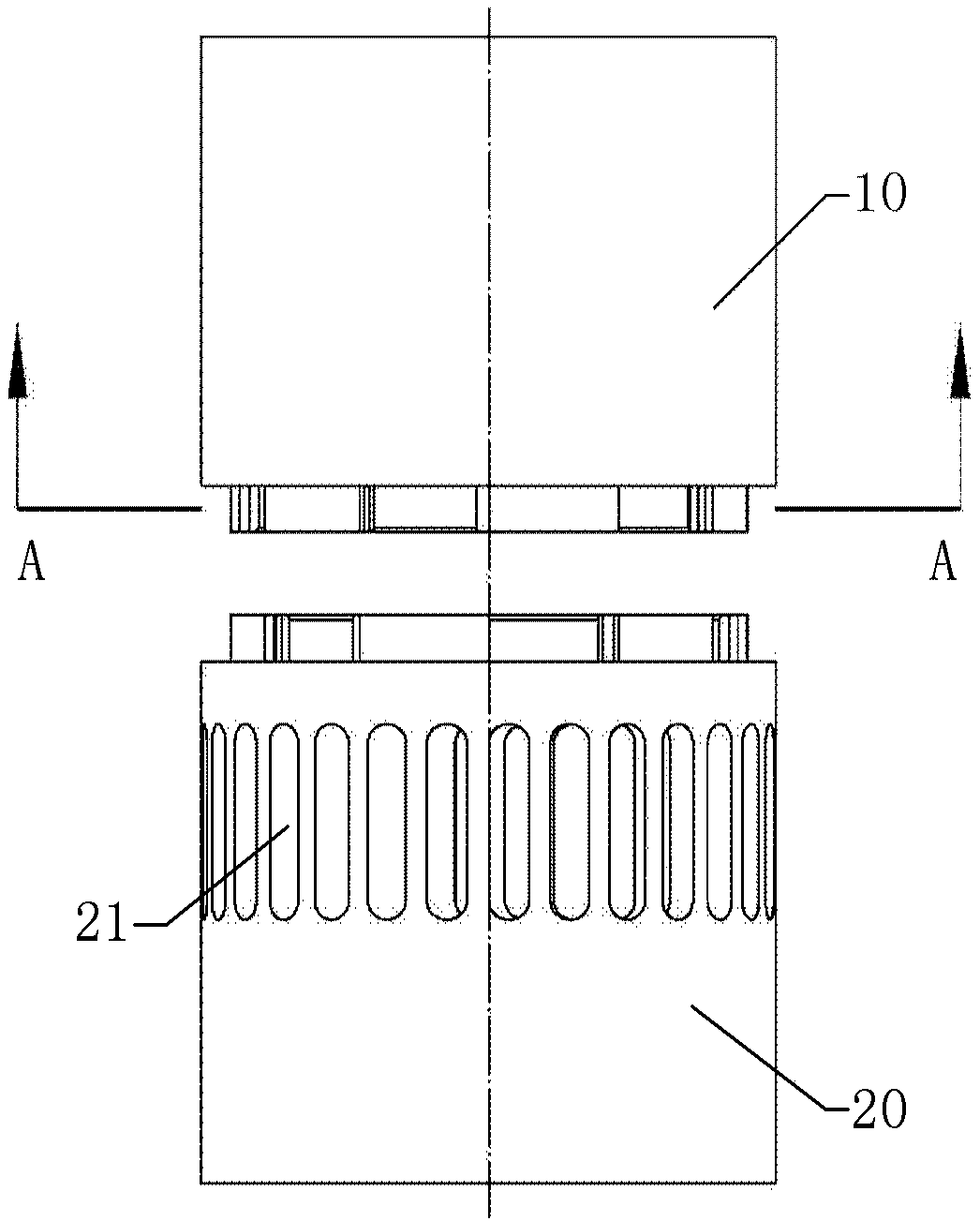 Direct-flow scavenging engine cylinder liner with variable scavenging phase, direct-flow scavenging engine cylinder liner component with variable scavenging phase and direct-flow scavenging engine with variable scavenging phase