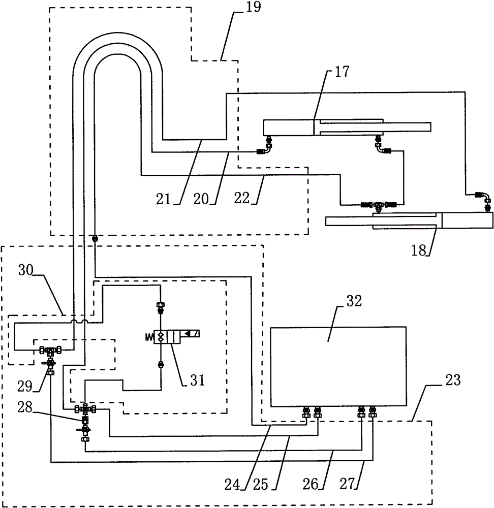 Fork laterally-moving distance-adjusting device of fork truck and special-purpose fork frame assembly