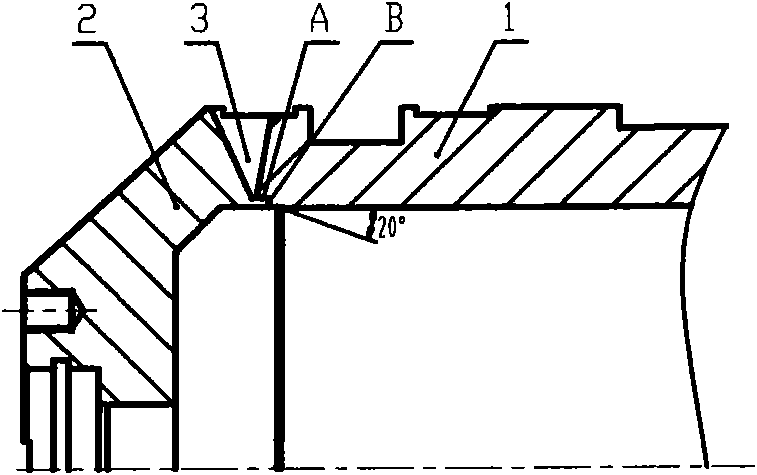 Guide ring overwelding seam large-cylinder bottom double-telescopic upright column