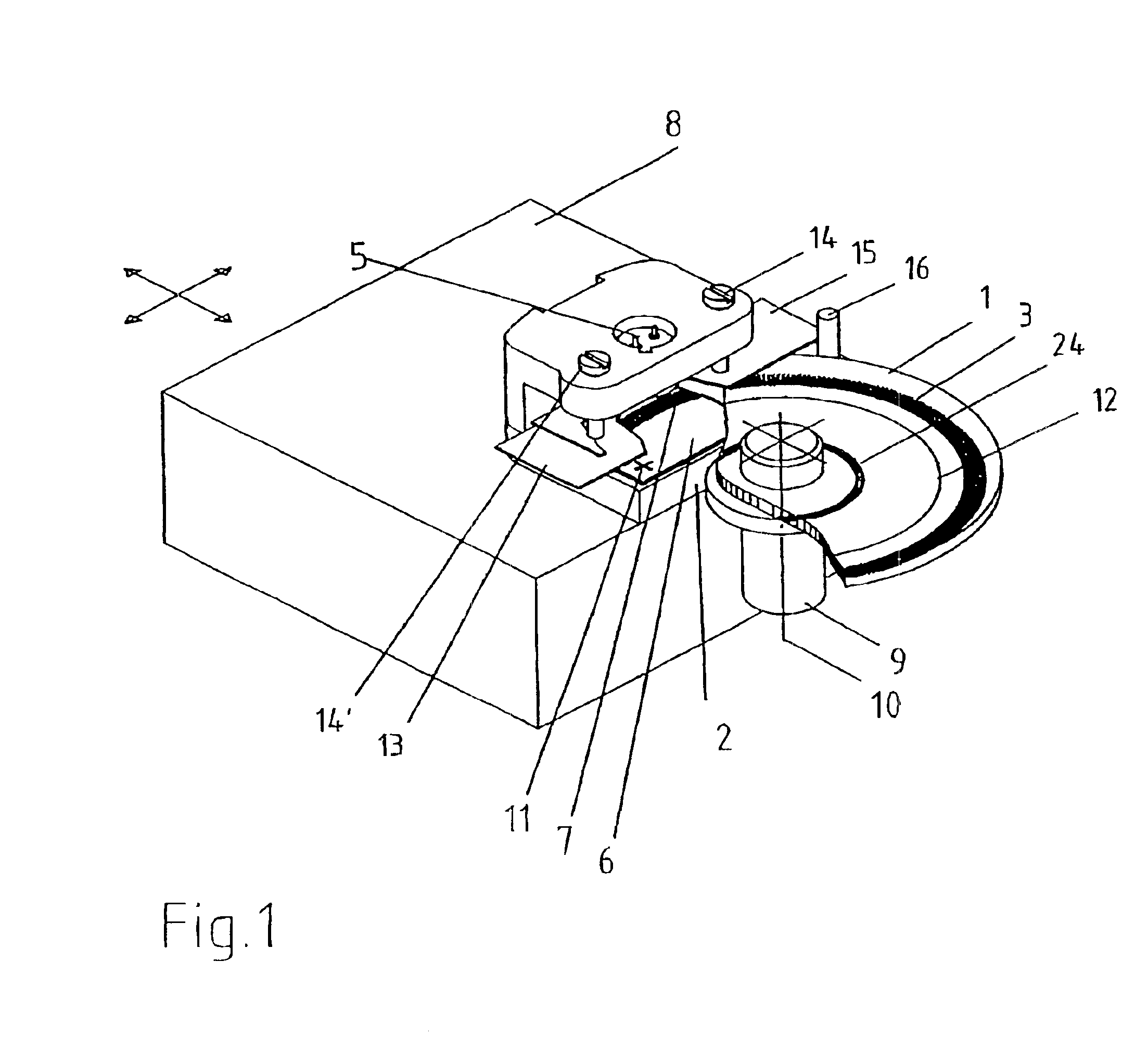 Position measuring system and method for the assembly thereof