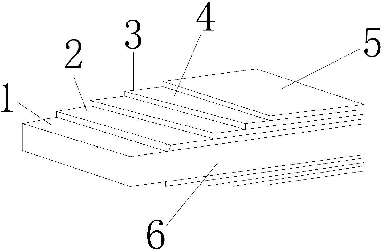 Spliced type polyurethane heat insulation and heat preservation roof board