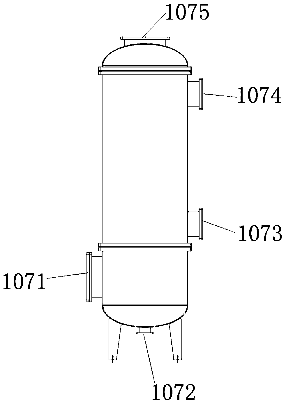 Treatment process and treatment system for municipal sludge