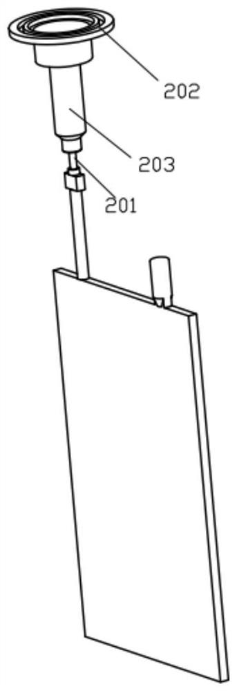 A high-speed filling and sealing device for soft liquid bag hose