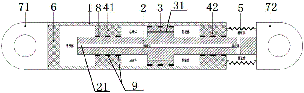 Leak-proof multiple-seal viscous damper