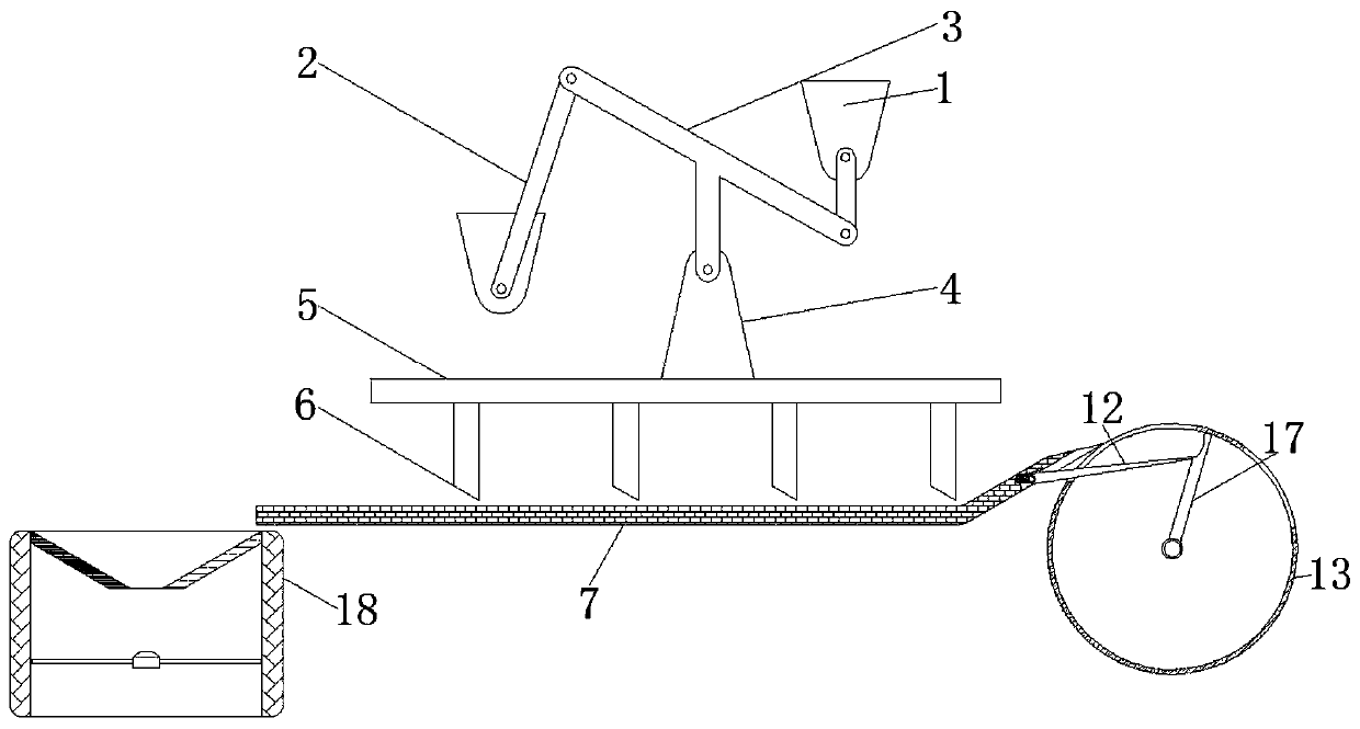 An automatic filling and destroying device for gynecology and obstetrics operating table pads