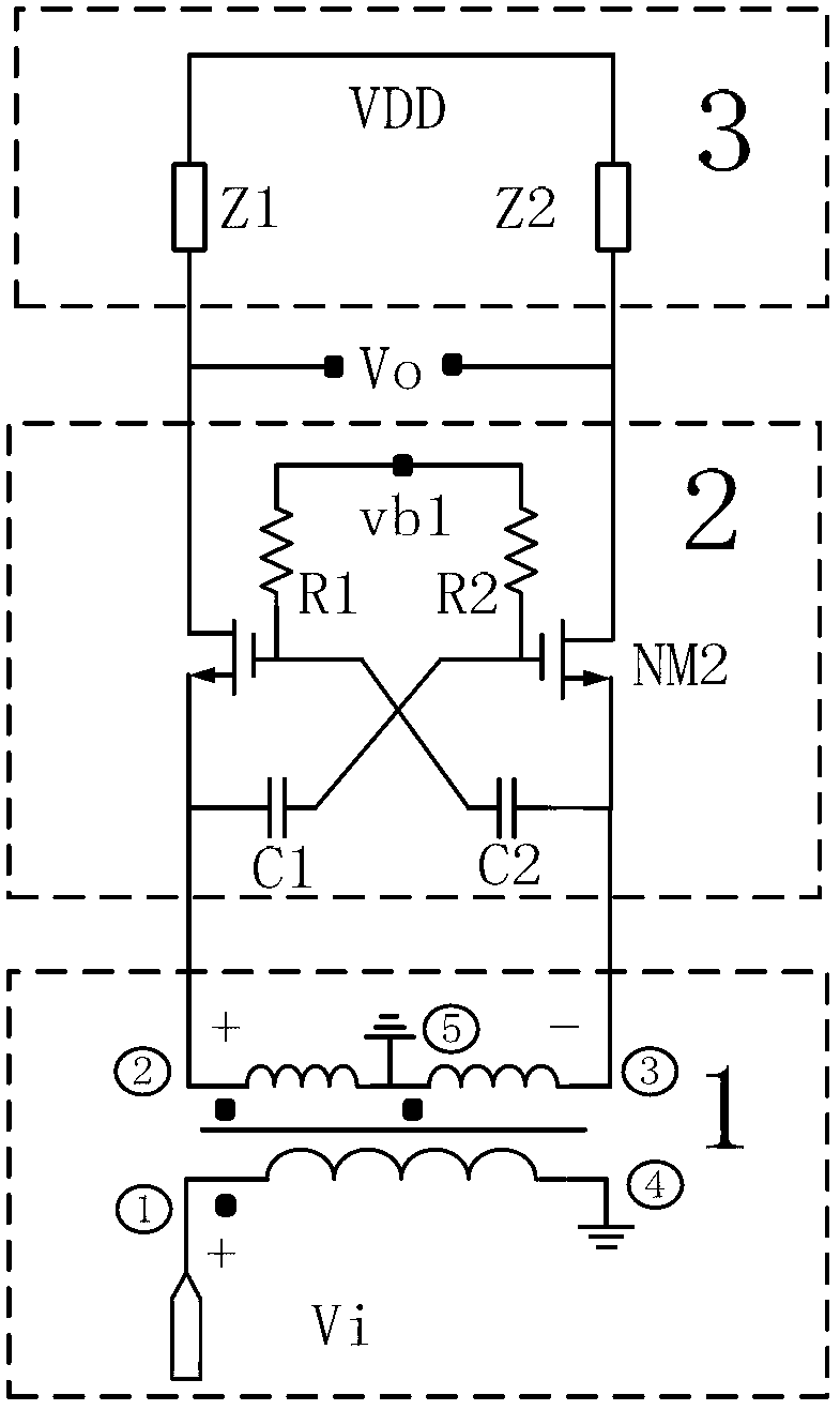 Low-power consumption and low-noise amplifier adopting noise cancellation technology