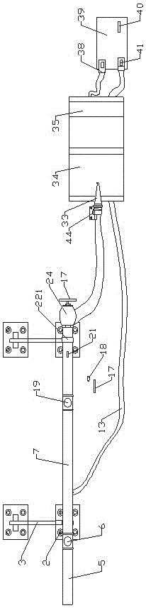 Indoor fire hydrant pressure loss automatic testing device