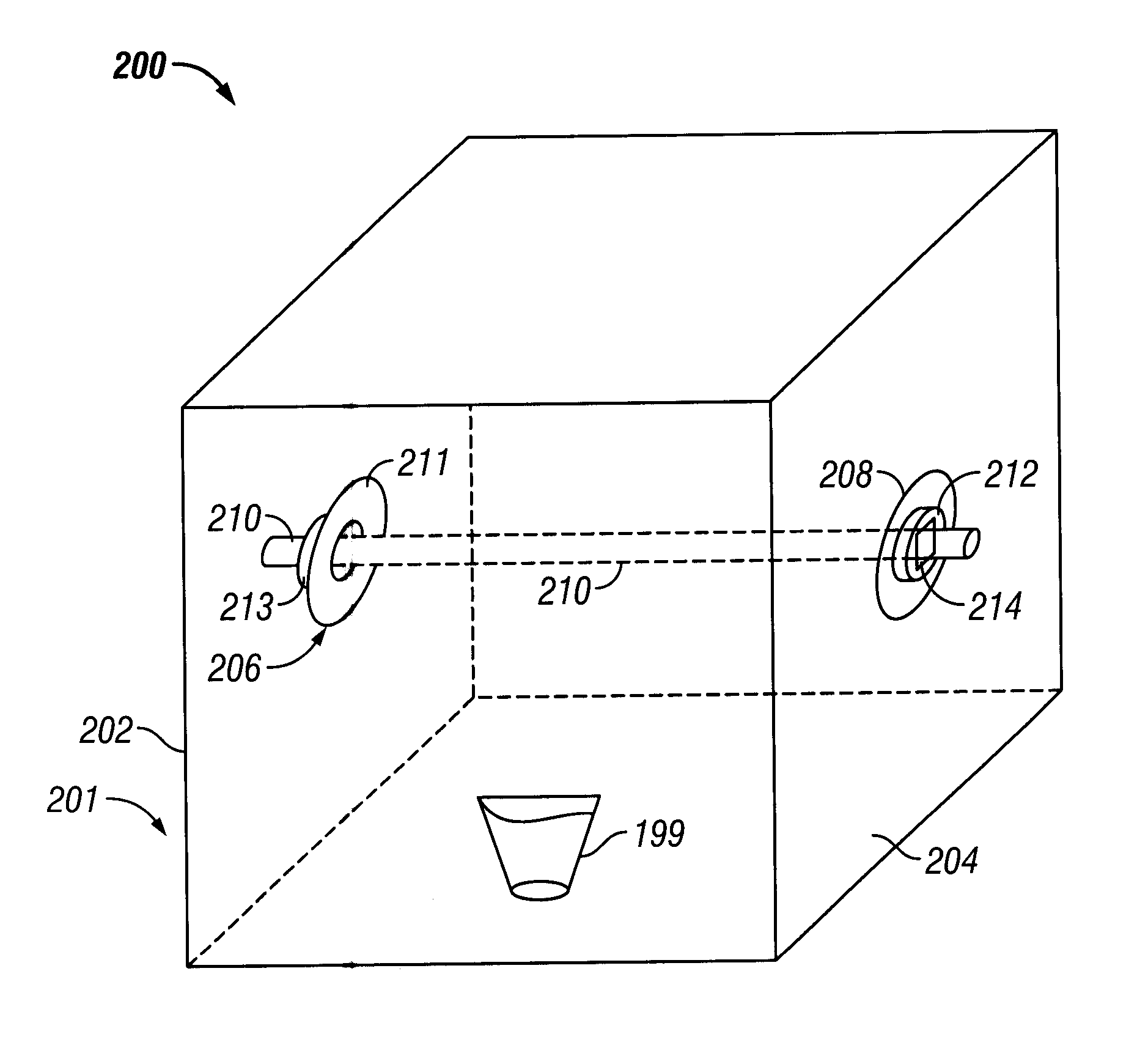 Resonant frequency adjustment using tunable damping rods