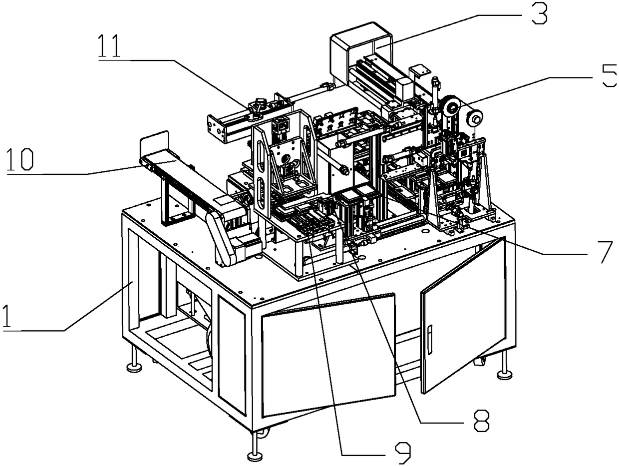 Lithium battery cell encapsulation aluminum shell feeding device