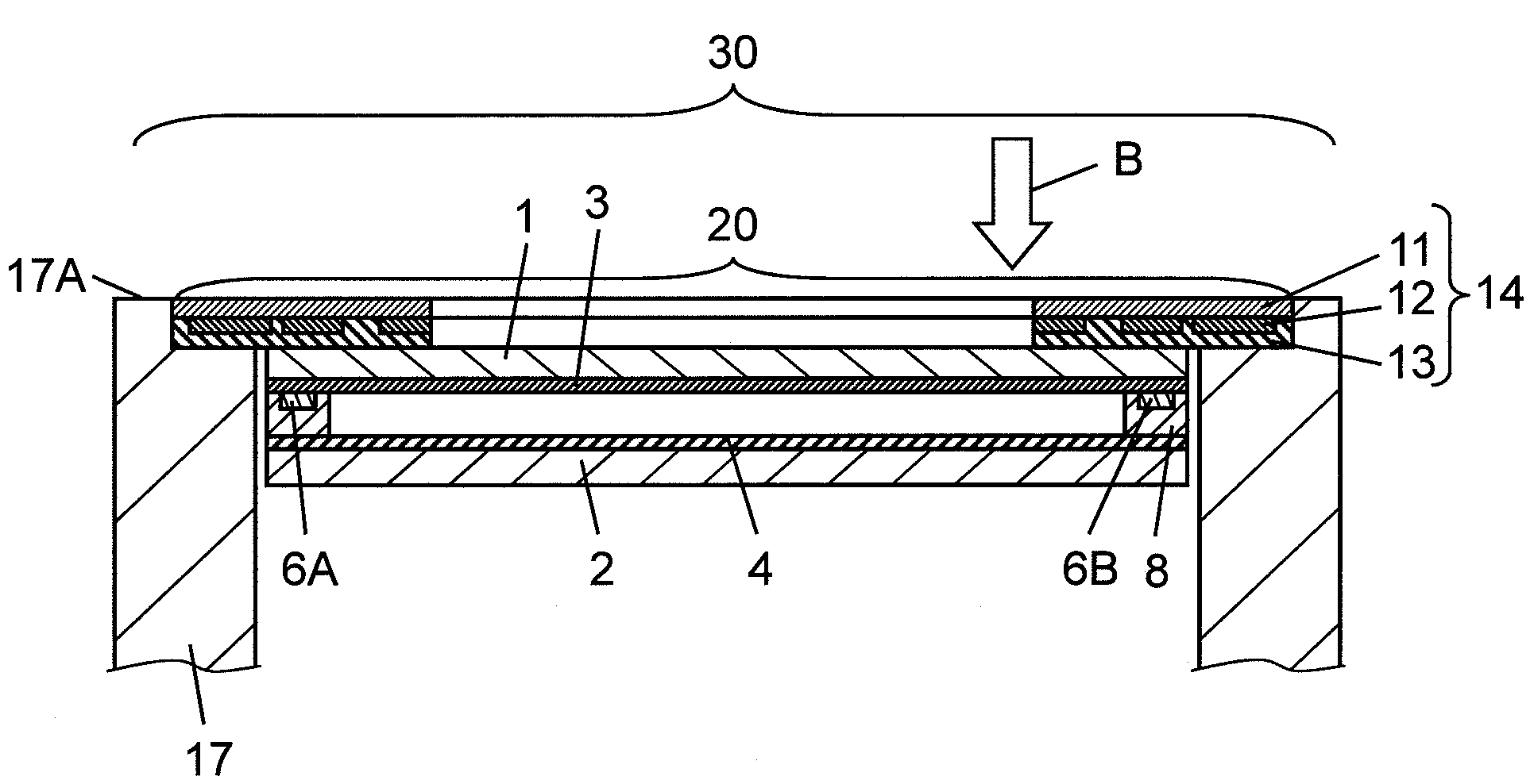 Touch panel and input device using same