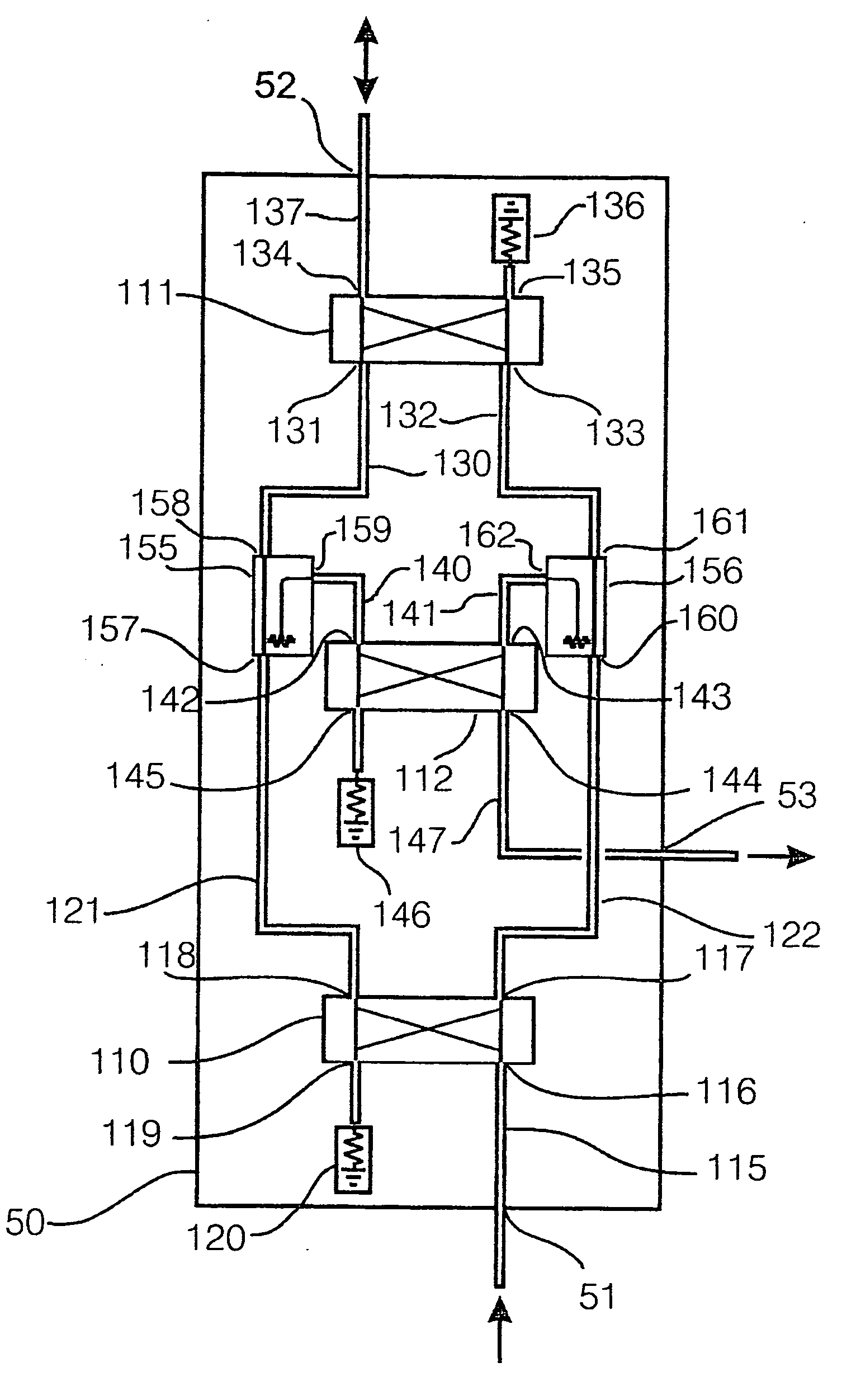 High isolation signal routing assembly for full duplex communication