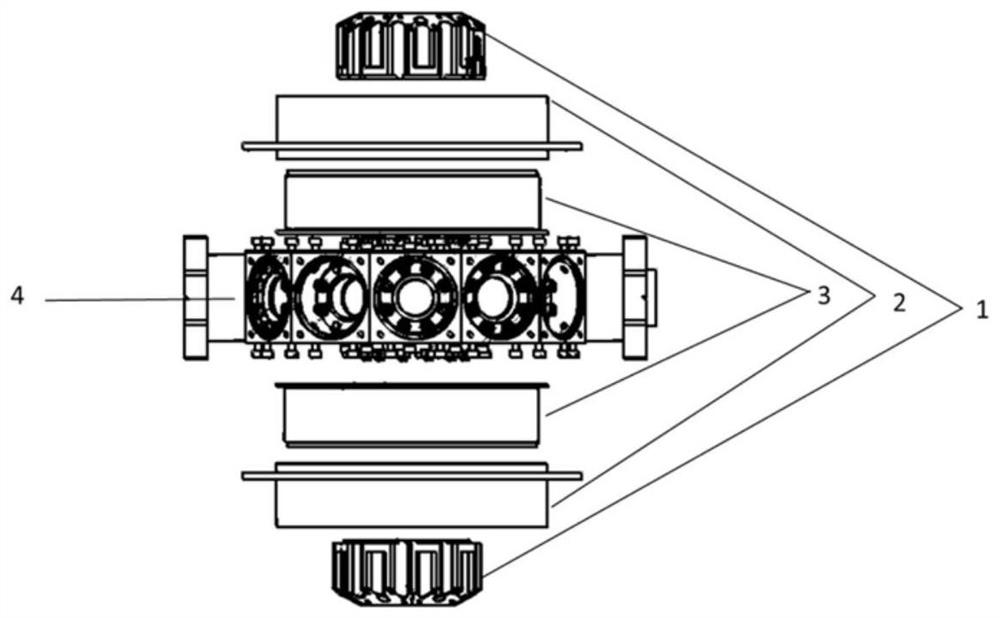 Integrated general scientific cold atom experiment cavity