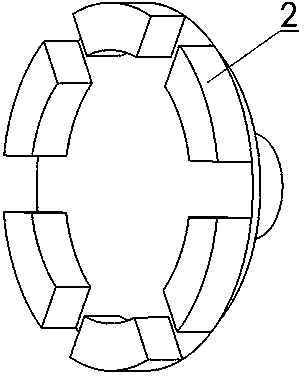 Polyhedral movable tooth transmission device