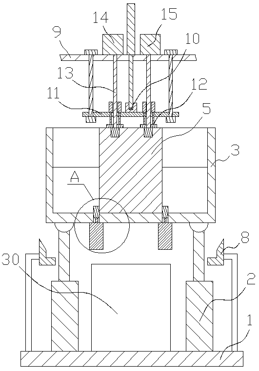 Mobile power supply collision, charge and discharge detection integrated machine