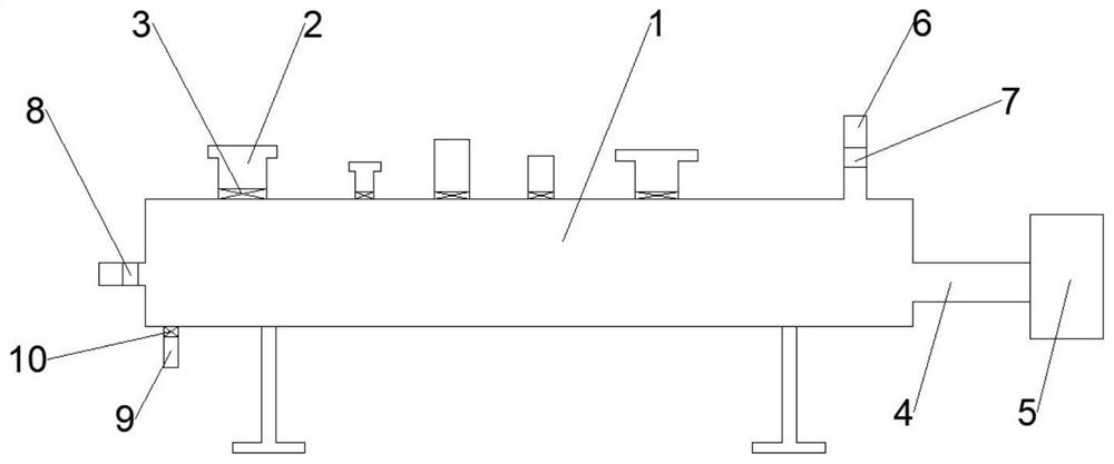 Special equipment for valve pressure test