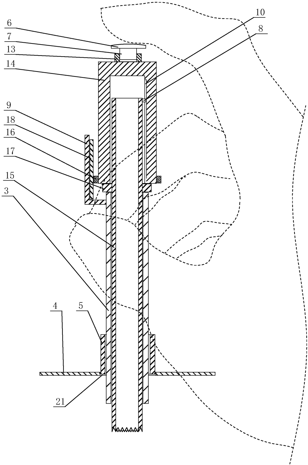 Depth-limiting bone cutting device and bone cutting method thereof