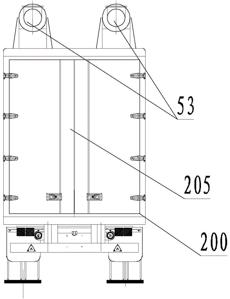 Emergent mobile power van for offshore nuclear station