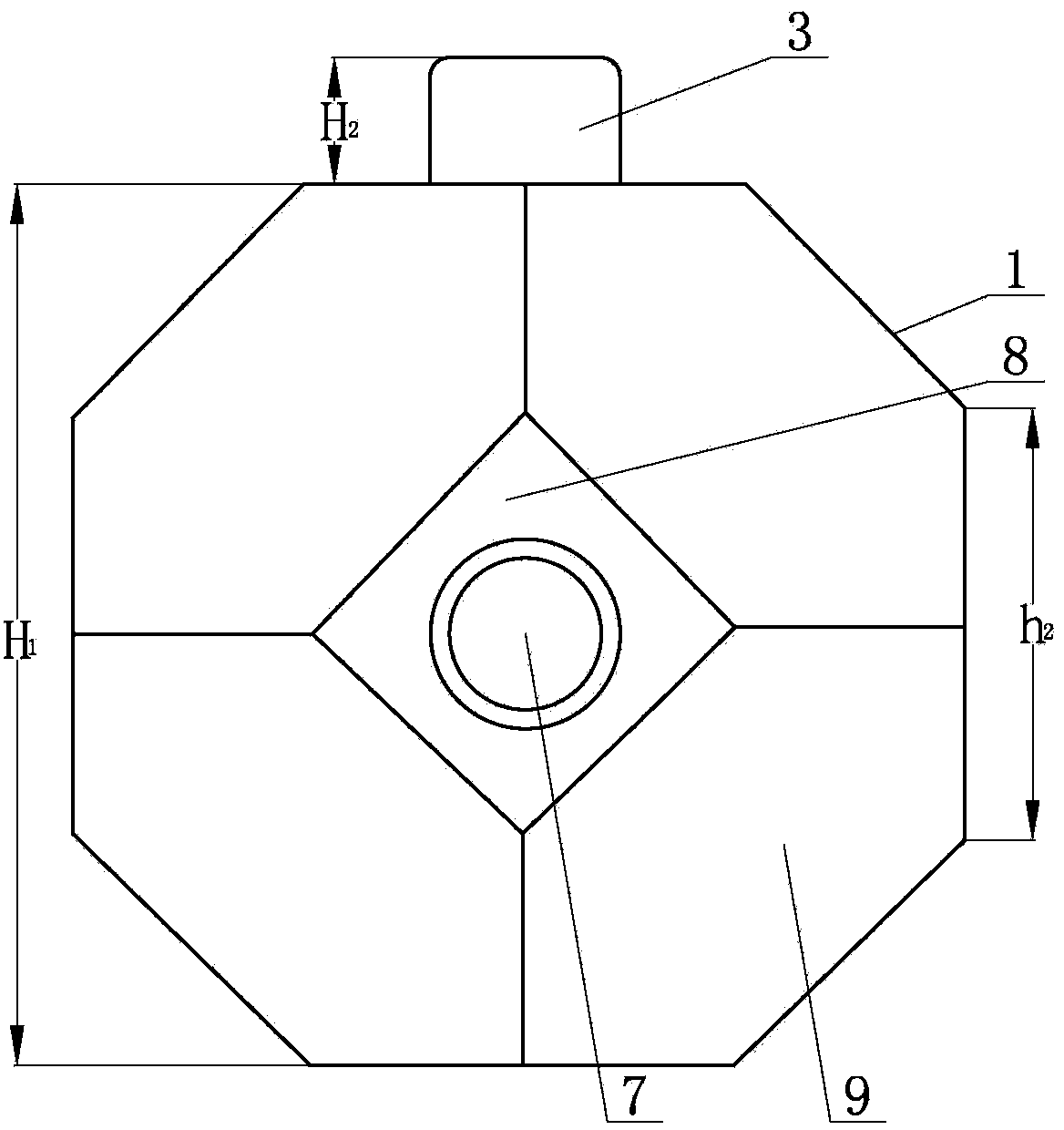 Tetrakaidecahedron building block