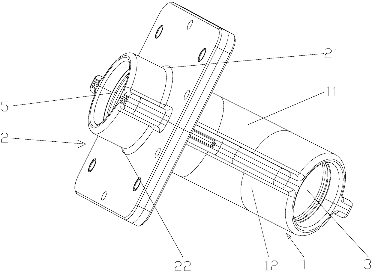 Forming mold and forming method for composite material tubular parts with flanges