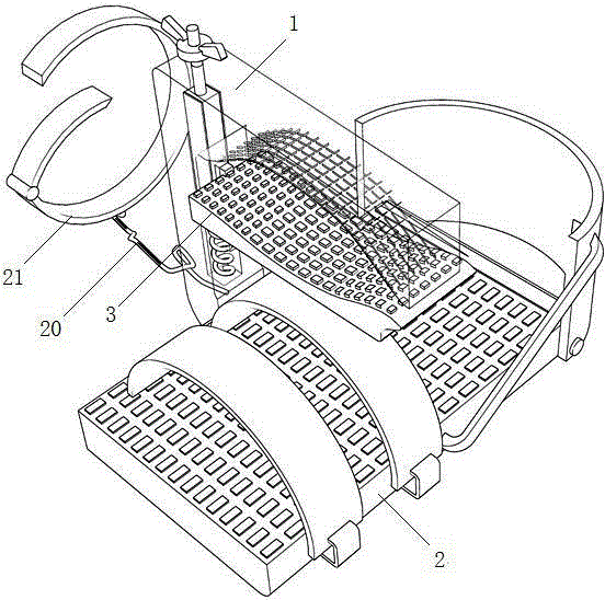 Electric power high-altitude work foot buckle