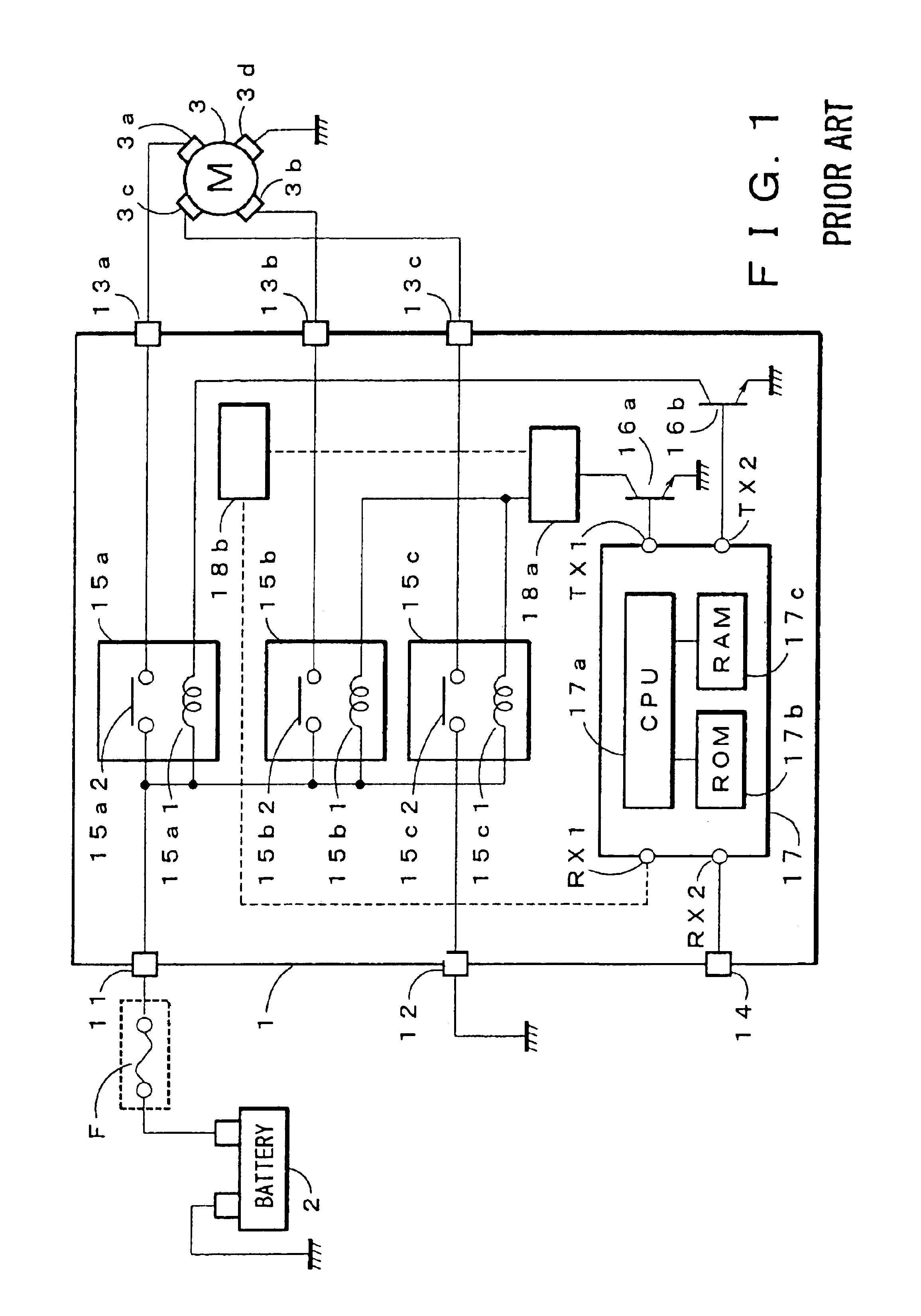 Electric motor control unit