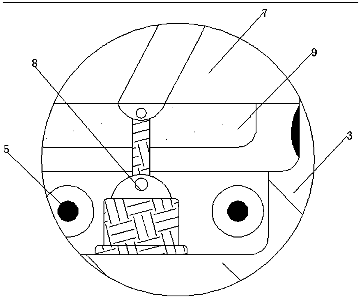 Steel pipe cutting device for stainless steel doors and windows